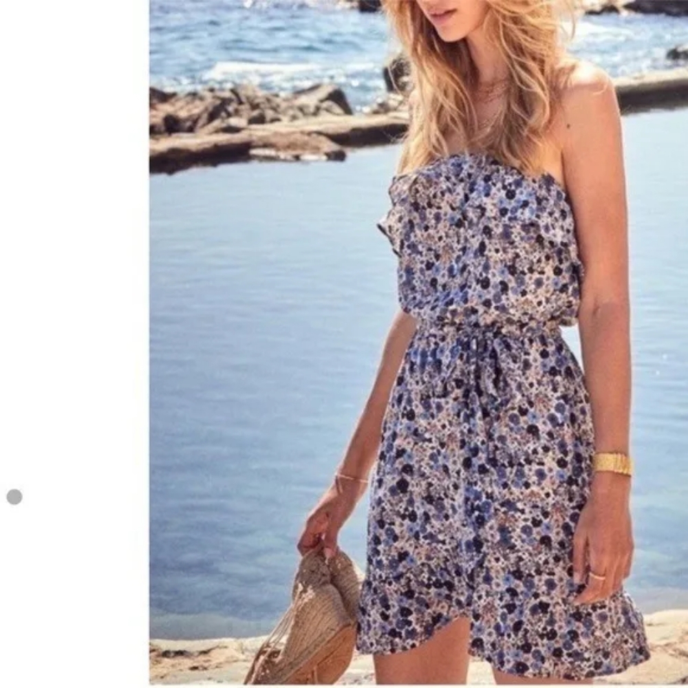 Sezane strapless dress